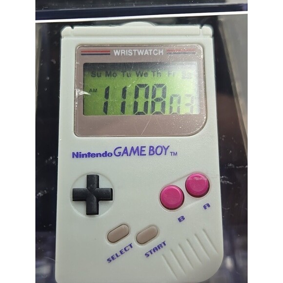 Nintendo Game Boy LCD Watch Paladone Super Mario Land Alarm Sound Gray Retro - Picture 4 of 8